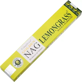Vonná tyčinka Vijayshree Golden Nag Lemongrass indické vonné tyčinky 15 g