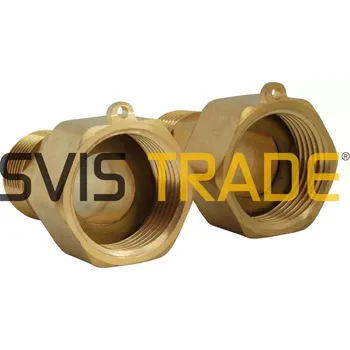 MOS. ŠROUBENÍ K VODOMĚRU STANDARD, SADA K JEDNOMU VODOMĚRU 3/4'' x 1/2'' Svis MSKV33334 (Svis MSKV33334)