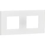 Dvojrámeček Unica Deco Materials Translucent white Schneider NU600479