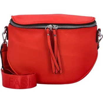 Módní dámská koženková ledvinka/crossbody Andrés, červená