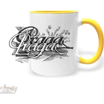 Hrnek - Praga Barva: Žlutá