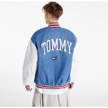 Bunda Tommy Jeans Denim Letterman Jack Denim Medium M