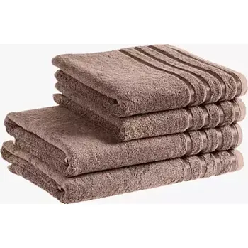 Bambusový ručník / osuška - tmavě béžová 30x50