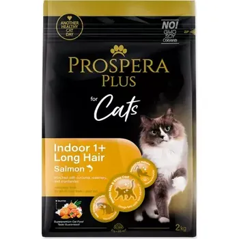 Krmivo pro kočku Krmivo Prospera Plus Indoor 1+ Salmon Long Hair 2kg