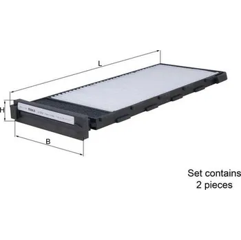 Kabinový filtr Filtr, vzduch v interiéru KNECHT LA 932/S