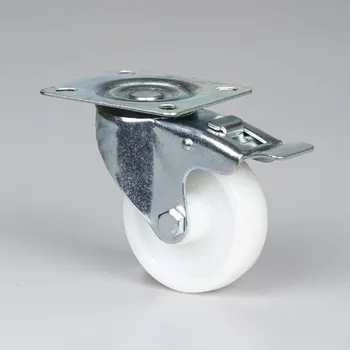 Pojezdové kolečko B2B Partner Otočné polyamidové kolo s brzdou, 75 mm