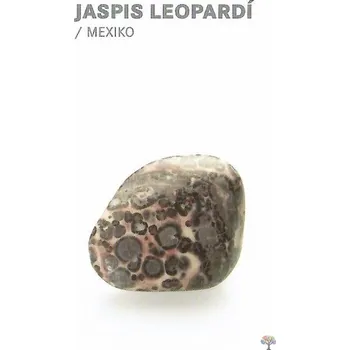 Obal na kartičku Magieprirody.cz Kartička s popiskem kamene Jaspis leopardí #41