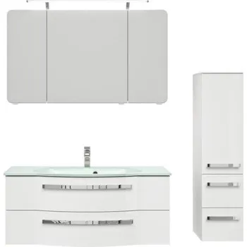 Koupelnový nábytek Koupelnová sestava Pelipal xpressline 4005 150 cm bílá vysoce lesklá 4005.1206111110