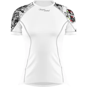 Dámské termoprádlo Dámské funkční triko krátký rukáv LADY bílá Bamboo Light New