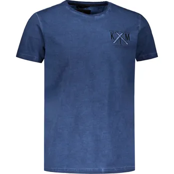 Pánské tričko Pánské triko KIXMI SOREN TMAVĚ MODRÁ M