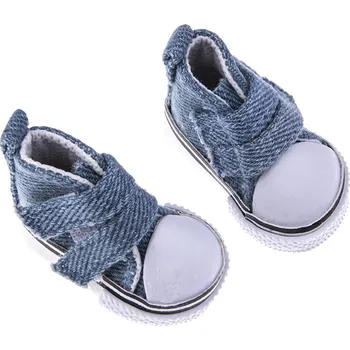 Botičky pro panenky 5 cm riflové