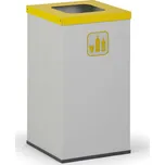 Alfa 3 Koš na tříděný odpad 42 L, bez vnitřní nádoby, šedý/žlutý
