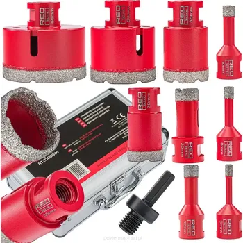 Vrták RED Technic RTZOD0046 9 ks