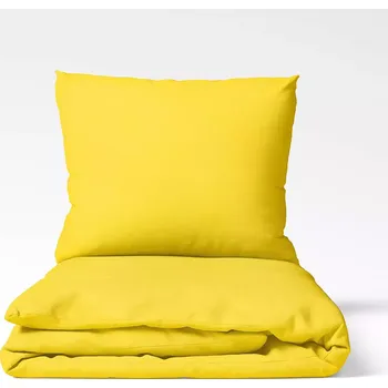 Povlečení Bavlněné povlečení - žluté 140x200+70x90