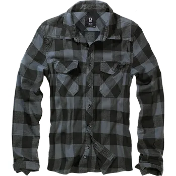 Pánská košile Košile Brandit Check shirt black/grey - 6XL