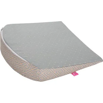 Polštář MOTHERHOOD Polštář klín Pink Boats 30x30x4,5 cm, 0-6 m