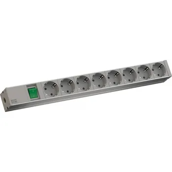 Elektrická zásuvka BACHMANN PDU PRODLOUŽENÍ 19" 1HE 8SCHUKO "BM-333.400" (zelená známka 11 lei)