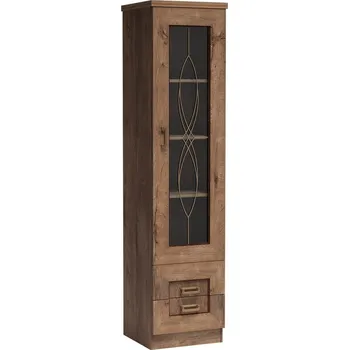 Komoda Vitrína 1d2s TADEÁŠ T-10 dub lefkas