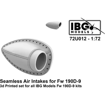 Plastikový model IBG 1/72 Seamless Air Intakes for Fw 190D-9 (3D-Print)