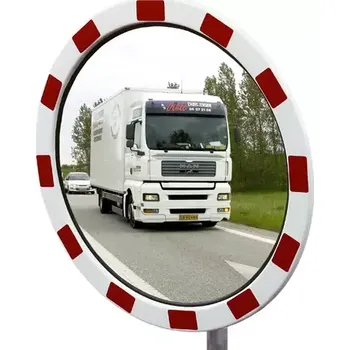 Bezpečnostní zrcadlo Venkovní dopravní zrcadlo - polykarbonátové, Ø 80 cm