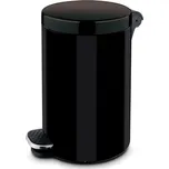 Alda Nášlapný odpadkový koš 5 L, lakovaný černý 159464913