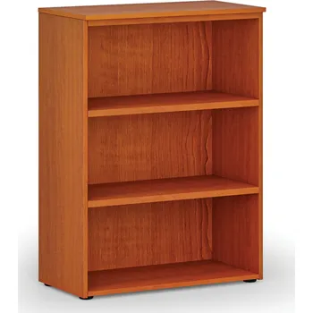 Policová skříň B2B Partner Kancelářský regál PRIMO WOOD, 800 x 420 x 1087 mm, třešeň