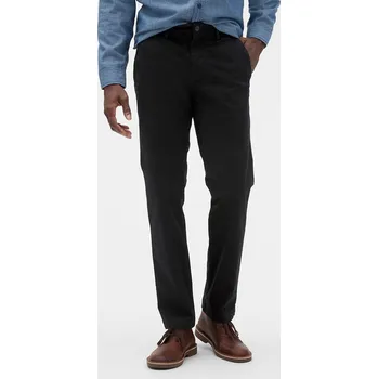 Kalhoty GAP Chino Straight Fit Pants True Black W33/L32