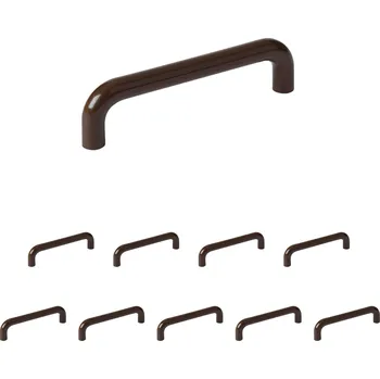Walteco Nábytková úchytka Iza rozteč 96mm, hnědá Množství: 10 ks