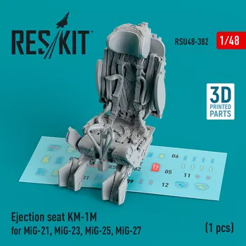 Plastikový model Reskit 1/48 Eject.seat KM-1M for MiG-21/23/25/27 (1 pc.)