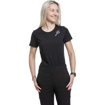 Dámské oblečení dámské triko Meatfly Lara 2024 Black XS