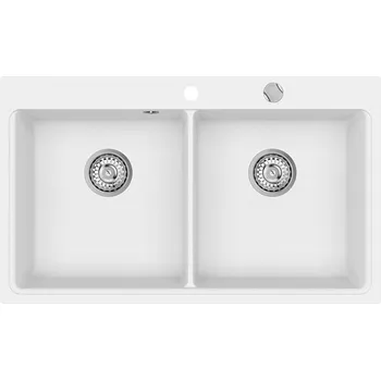 Granitový dřez Granitový dřez Aquastone Prima 90 bílá