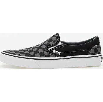 Dámská móda Tenisky Vans Classic Slip - On Black/ Pewter Checkerboard EUR 35