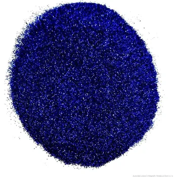 Speciální výtvarná barva Kremer Pigmente Polyesterové třpytky královská modř