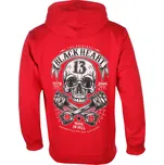 mikina s kapucí pánské - RIDER - BLACK HEART - 17196