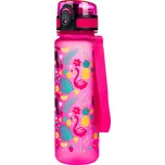 Tritanová láhev na pití BAAGL 500ml - Plameňáci