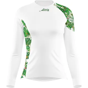 Dámské funkční triko dlouhý rukáv TROPICAL bílá Bamboo Ultra