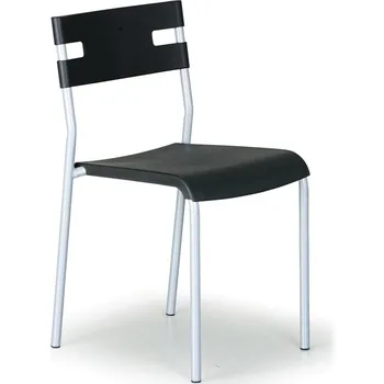Nábytek B2B Partner Plastová jídelní židle LINDY, černá