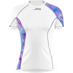 Dámské funkční triko krátký rukáv PURPLE bílá Bamboo Ultra