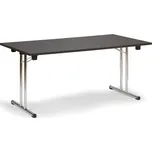 B2B Partner Skládací konferenční stůl FOLD, 160x80 cm, wenge