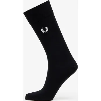 Pánské ponožky Ponožky FRED PERRY Classic Laurel Wreath Sock Black/ Snow White 43-46