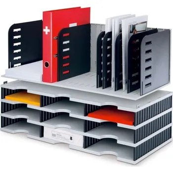 B2B Partner Třídící moduly, 8 přepážek a 9 přihrádek, modrá