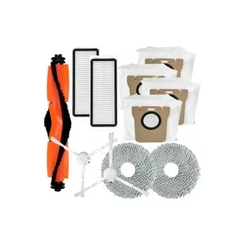 Příslušenství k robotickému vysavači HEPA filtry a kartáče k vysavači DREAME Bot X20 Pro Plus sada mopů a sáčky 11ks