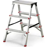 B2B Partner Hliníkové oboustranné schůdky VENBOS, 2x3 stupně, 650 mm