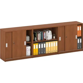 Kancelářská sestava B2B Partner Sestava skříní MIRELLI, Typ II - třešeň