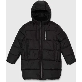 Chlapecká bunda Dětská bunda Calvin Klein Jeans IB0IB02168.9BYH černá 99X, vel. 176