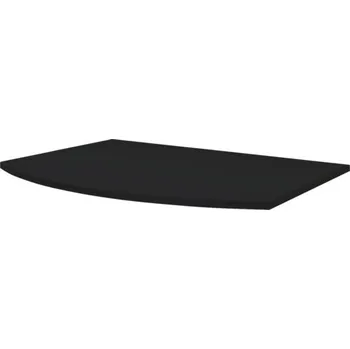 Koupelnový nábytek Deska pod umyvadlo bez výřezu Baden Haus Vague černá matná 70 x 51 x 1,6 cm
