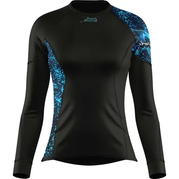 Dámské termoprádlo Dámské funkční triko dlouhý rukáv HEART LADY černá Bamboo Ultra