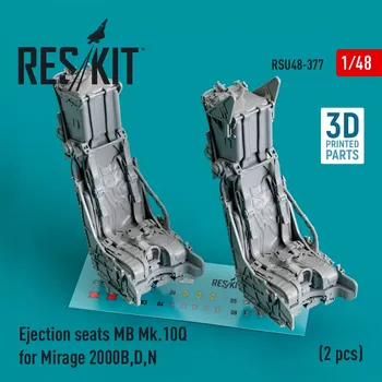 Plastikový model Reskit 1/48 Eject.seats MB Mk.10Q Mirage 2000B/D/N (2 x)