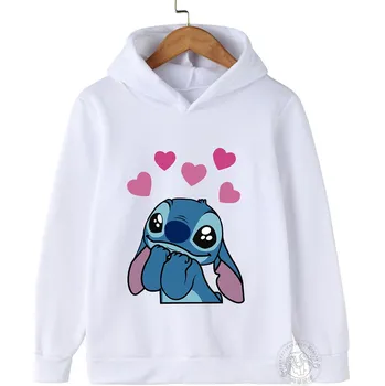 Chlapecký svetr Lilo & Stitch MIKINA STITCH, různé barvy Barva: Bílá, Velikost: 130