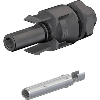 Elektrický konektor MC4 32.0076P0001-UR PV-ADBP4-S2/2,5 černá Stäubli Množství: 1 ks